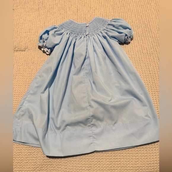 Southern Smocked Co Baby Dress Infant Frozen Ice Princess Embroidered 18M EUC - Picture 3 of 6